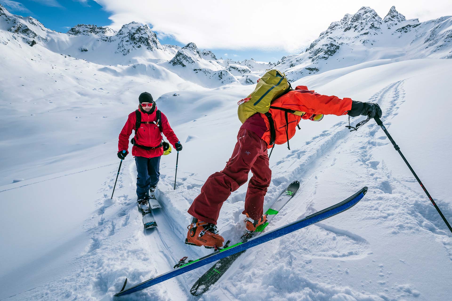 Ski tour - how to master kick turns —