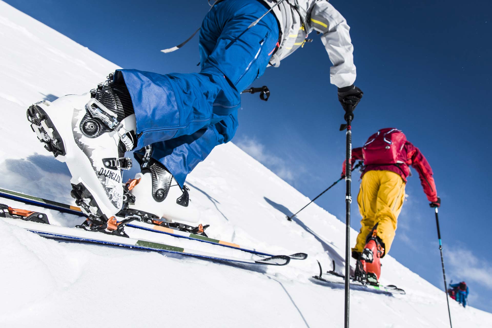 Ski touring how climbing skins work —