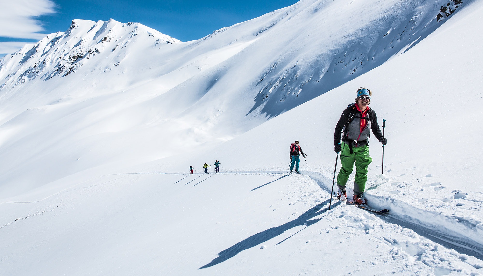 Ski touring clothing how the multi layer principle works