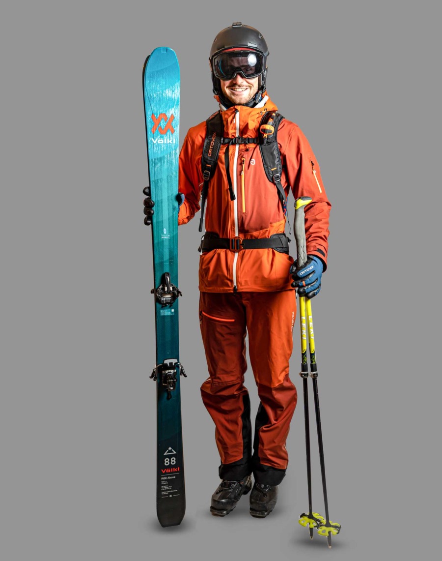 Ski touring clothing how the multi layer principle works