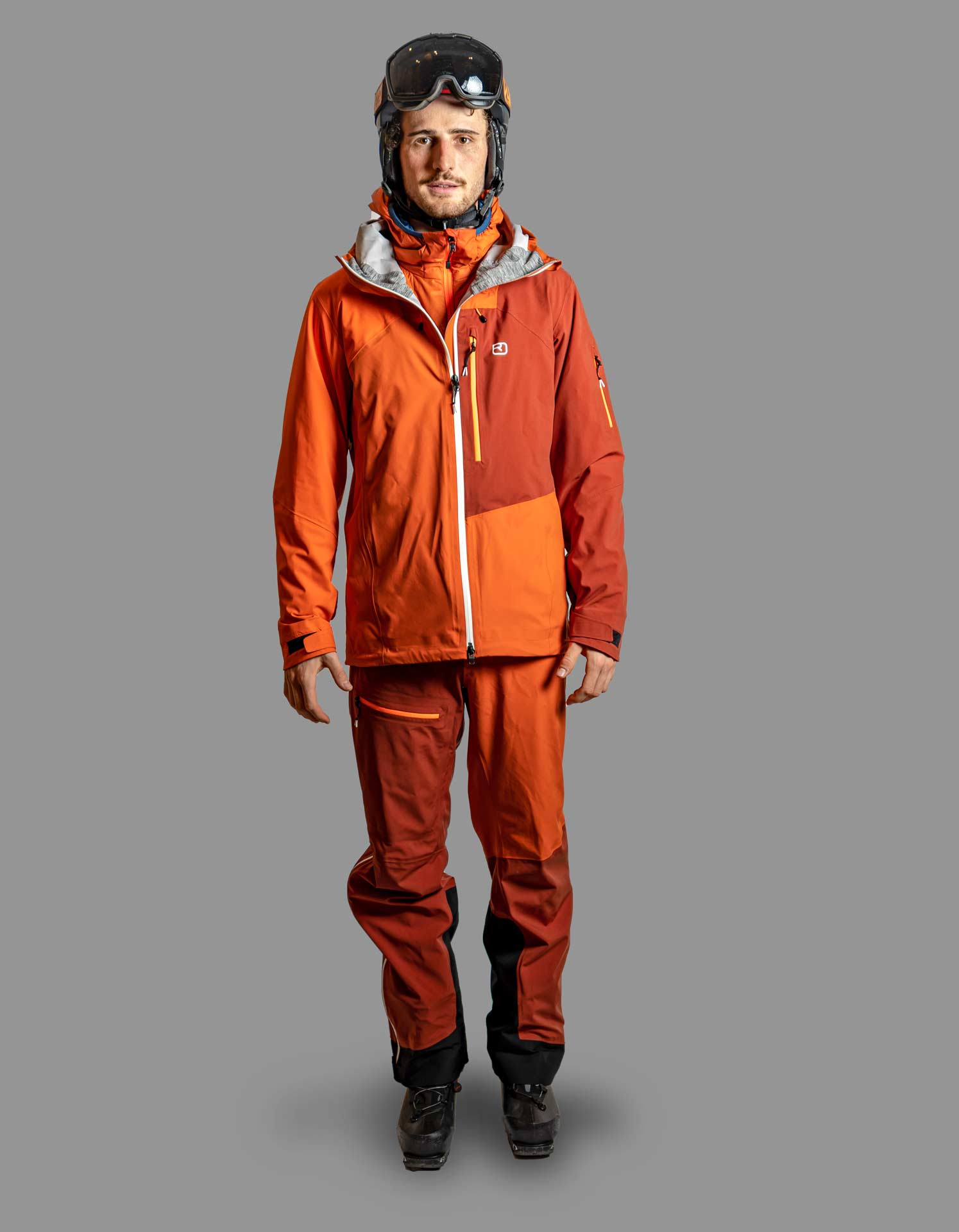 Ski touring clothing how the multi layer principle works —
