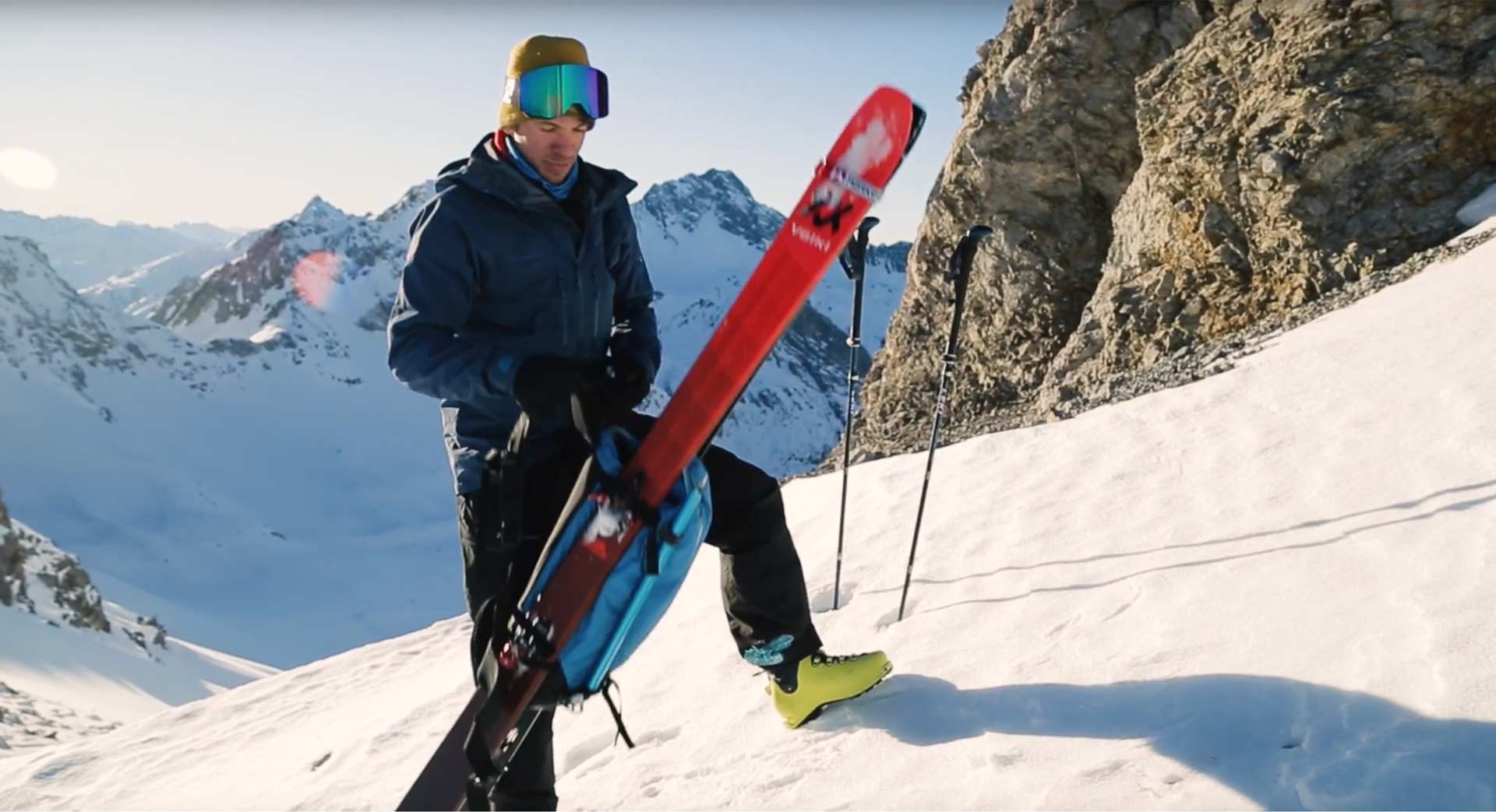 Touring Hacks with Pros How to carry your skis —